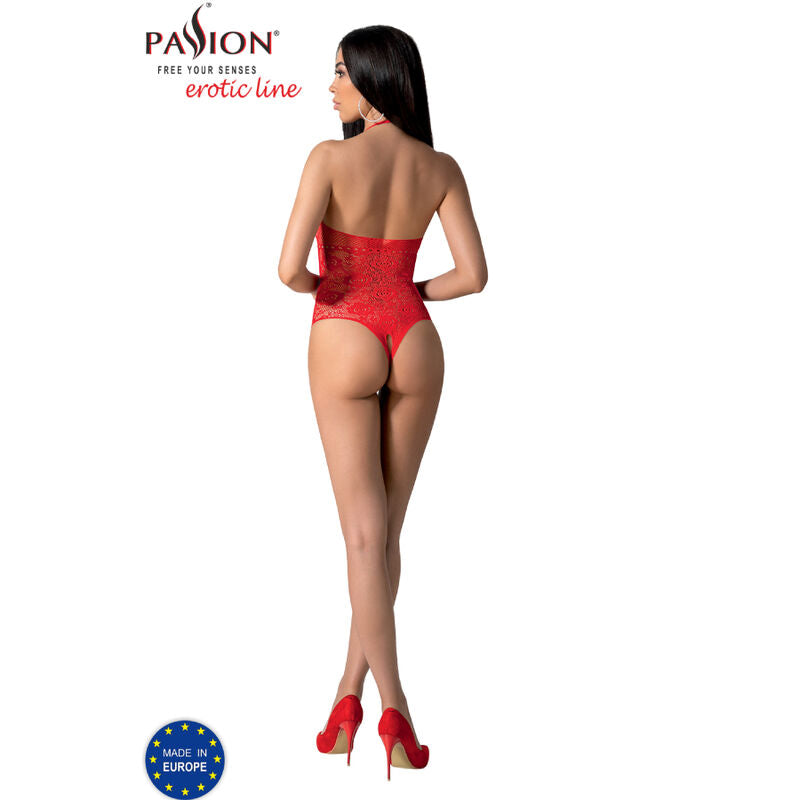 Bodystock rosso taglia unica di Passion, immagine 4