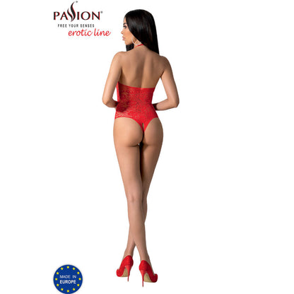 Bodystock rosso taglia unica di Passion, immagine 4