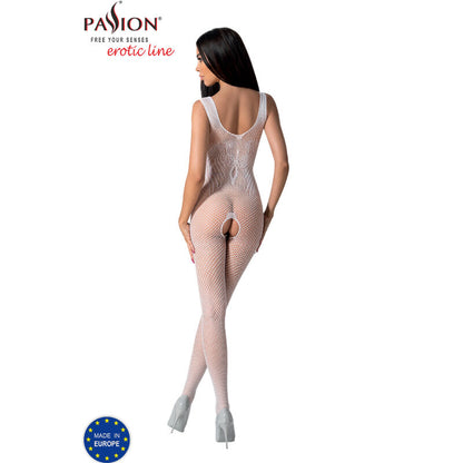 Bodystocking bianco taglia unica di Passion, immagine 4