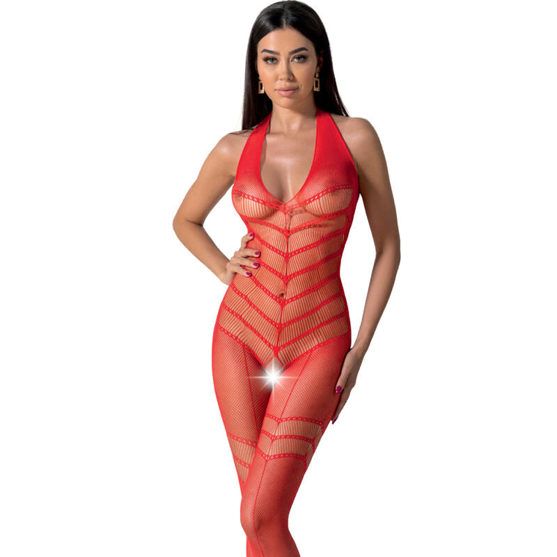 Bodystocking rosso taglia unica di Passion