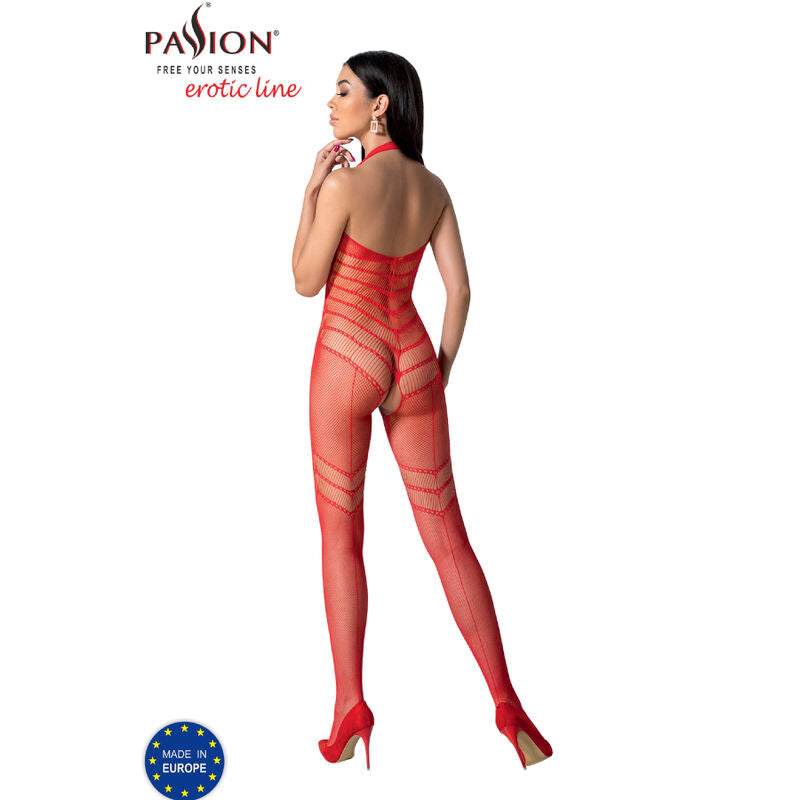 Bodystocking rosso taglia unica di Passion, immagine 4