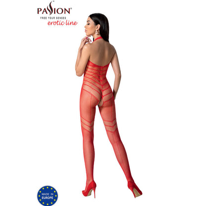 Bodystocking rosso taglia unica di Passion, immagine 4