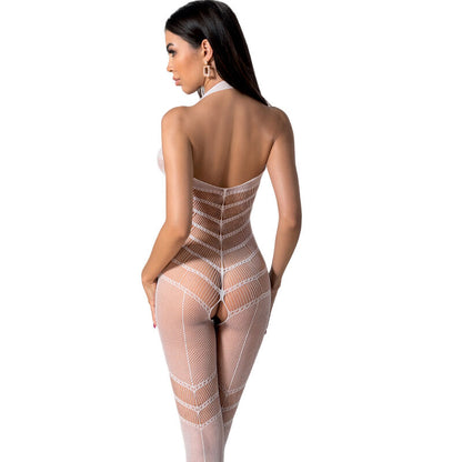 Bodystocking bianco taglia unica di Passion, immagine 2