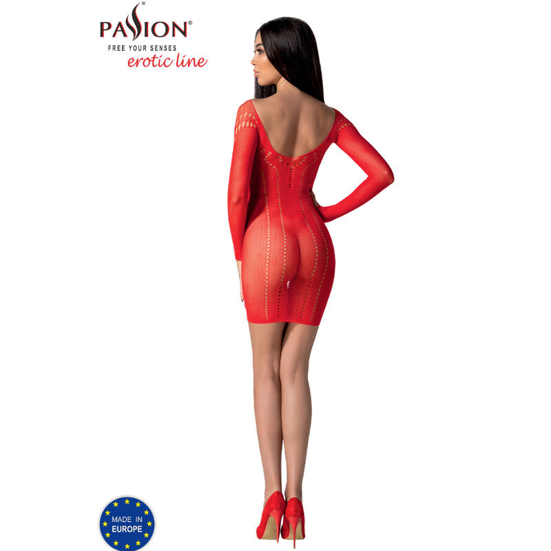 Bodystock rosso taglia unica di Passion, immagine 4