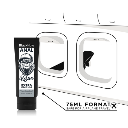 BLACK HOLE - GEL DILATANTE ANALE A BASE D'ACQUA 70 ML