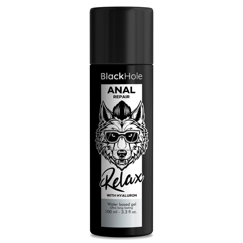 Riparatore anale a base D'acqua relax con ialuronico 100 ml di Black Hole