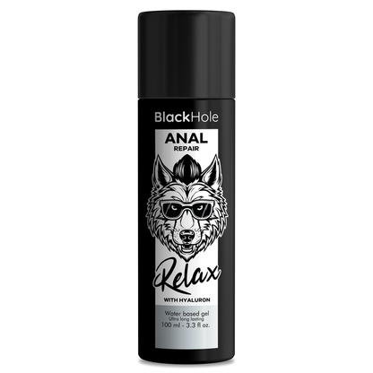 Riparatore anale a base D'acqua relax con ialuronico 100 ml di Black Hole