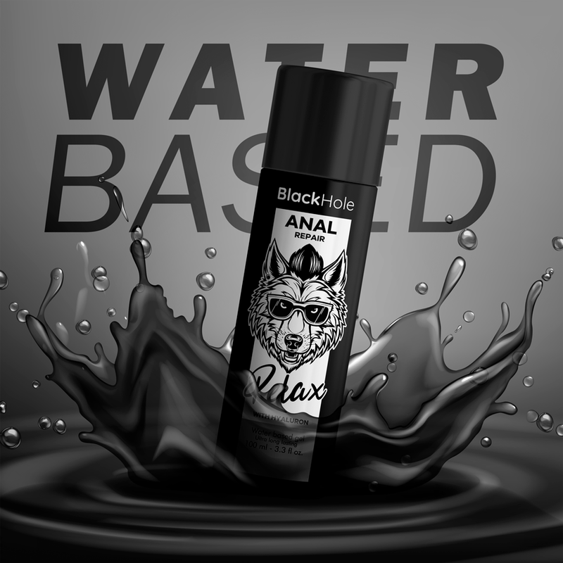 Riparatore anale a base D'acqua relax con ialuronico 100 ml di Black Hole, immagine 4