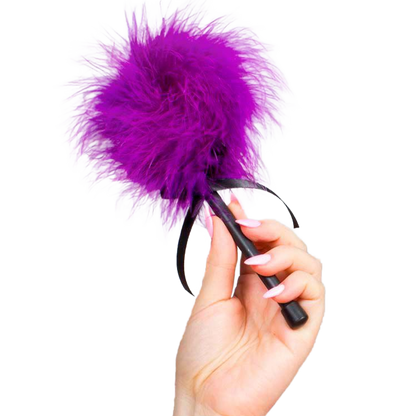 Manette e restrizioni spolverino Marabou rosa viola di Secretplay