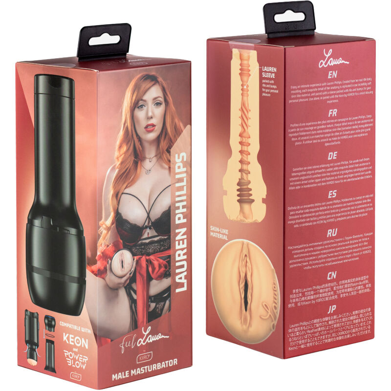 Collezione feel Lauren Phillips Stars Strokers compatibili con powerblow di Kiiroo
