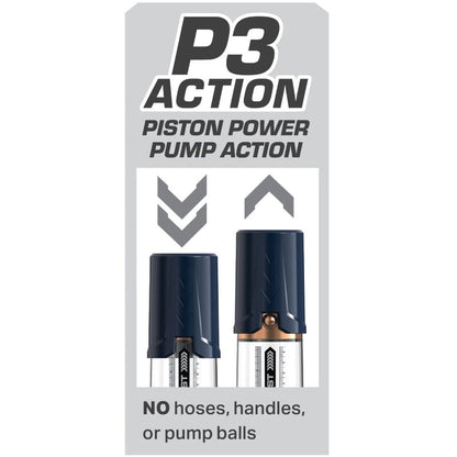 Pompa per pene max boost blu di Pump Worx, immagine 5