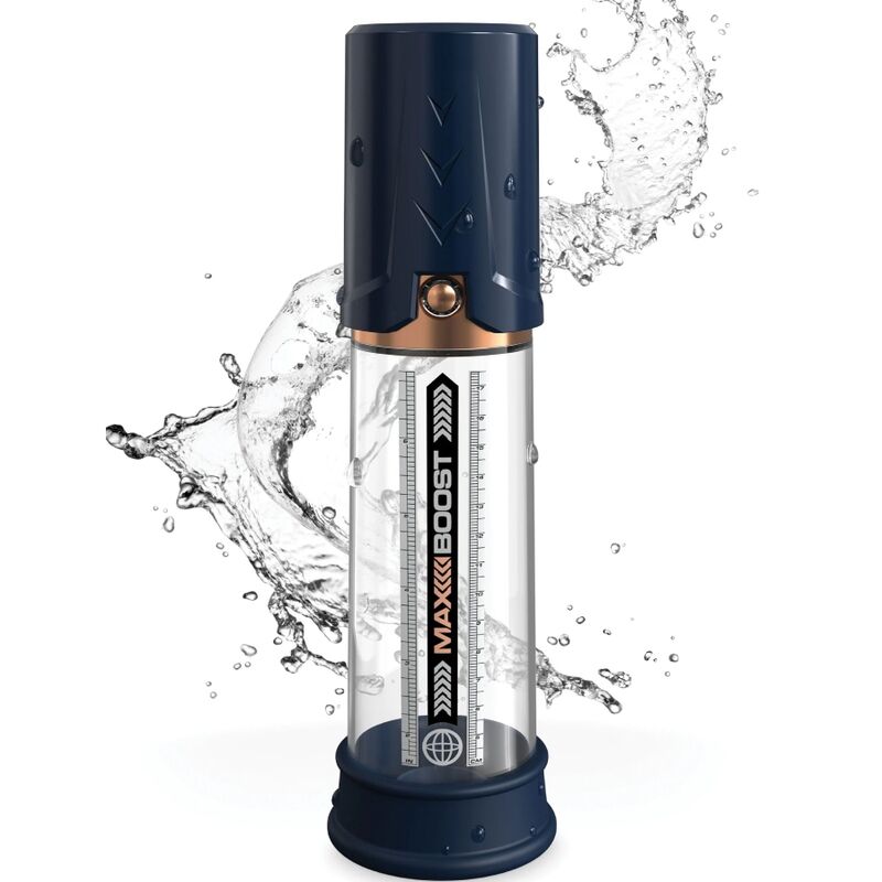 Pompa per pene max boost blu di Pump Worx, immagine 4