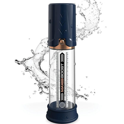 Pompa per pene max boost blu di Pump Worx, immagine 4