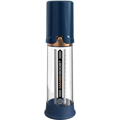 Pompa per pene max boost blu di Pump Worx