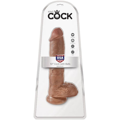 Pene realistico con sfere 19.8 cm Caramel, immagine 6