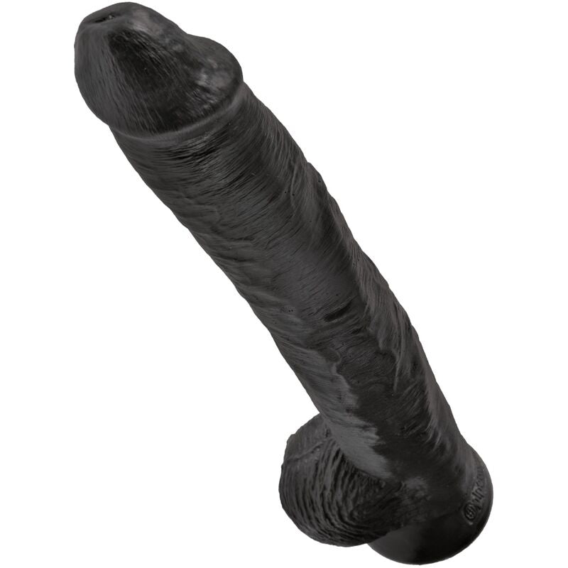Pene realistico con sfere 30.5 cm nero, immagine 4