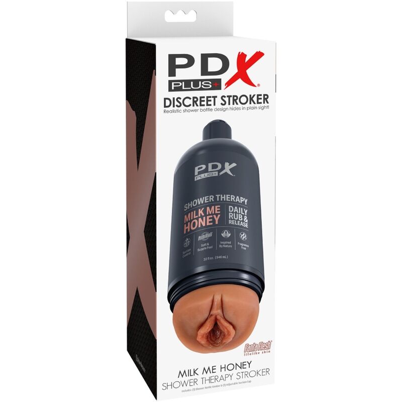 Masturbatore stroker design discreto della bottiglia Milk me Honey candy Shampoo di PDX Plus, immagine 6
