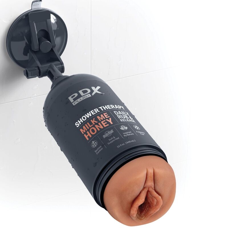 Masturbatore stroker design discreto della bottiglia Milk me Honey candy Shampoo di PDX Plus, immagine 2