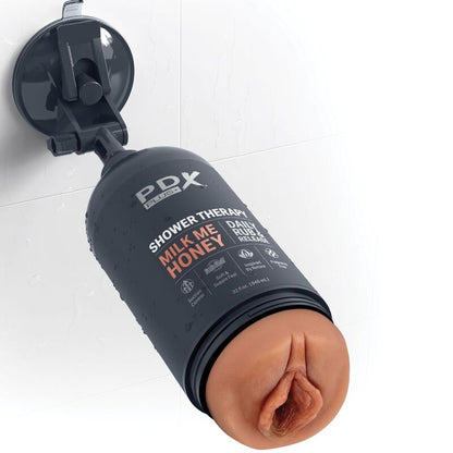 Masturbatore stroker design discreto della bottiglia Milk me Honey candy Shampoo di PDX Plus, immagine 2