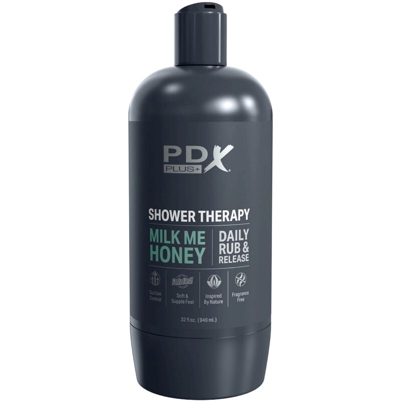 Masturbatore stroker design discreto del flacone di Shampoo Milk me Honey di PDX Plus, immagine 4