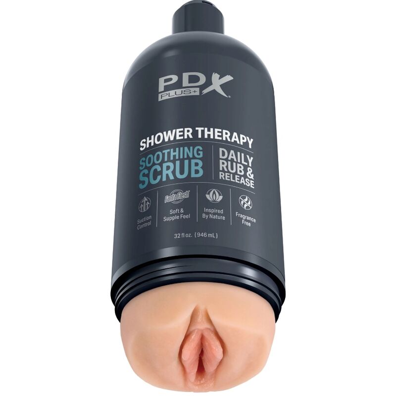 Masturbatore maschile Shampoo Scrub lenitivo masturbator dal design discreto della bottiglia di PDX Plus