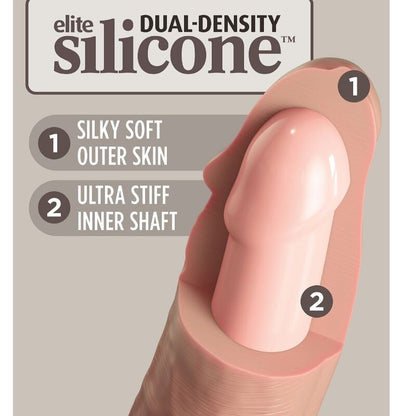 Dildo realistico in silicone Elite 17.8 cm, immagine 3