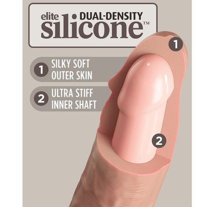 Vibratore Elite dildo realistico e telecomando in silicone 17.8 cm, immagine 4