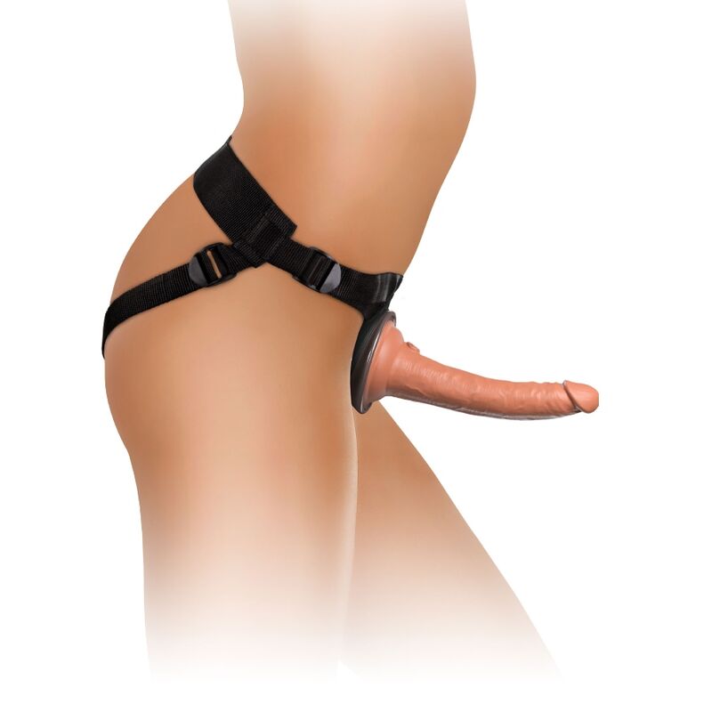 Imbracatura Elite comoda regolabile con dildo 17.8 cm, immagine 5