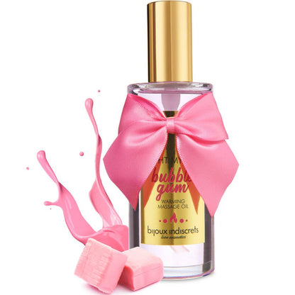 Olio da massaggio Light my fire effetto calore gusto gomma di Bijoux Indiscrets, immagine 3