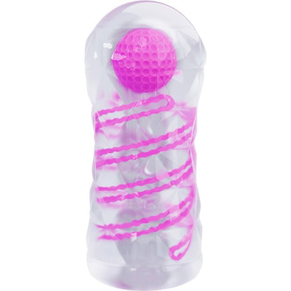 Masturbatore maschile fantasy con spirale interna e sfere trasparenti di Pretty Love, immagine 2
