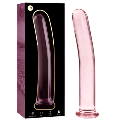 Dildo in vetro Modello 9 borosilicato rosa 15.5 cm Ø 2.5 cm di Nebula Series By Ibiza