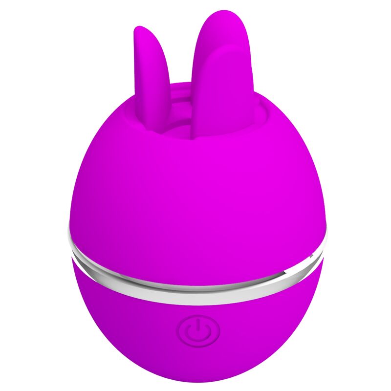 Vibratore in silicone tondo viola Gemini ball di Pretty Love, immagine 5