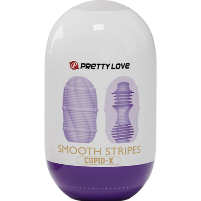 Uovo masturbatore Cupido a strisce lisce di Pretty Love, immagine 5