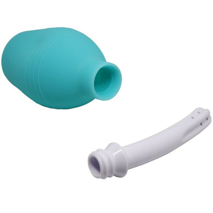 Doccia anale in gomma blu pera di Mr Play, immagine 4