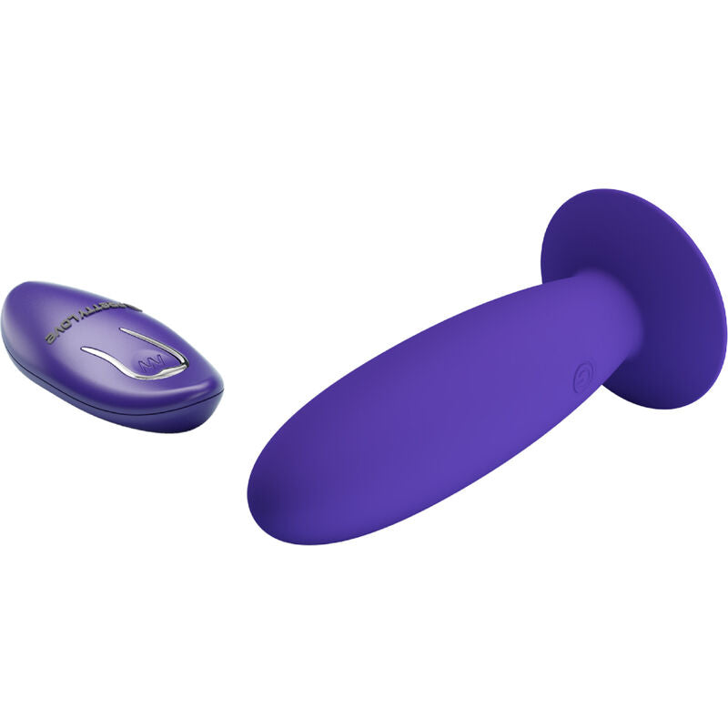 Plug Youth vibratore anale telecomando Violetto di Pretty Love, immagine 2