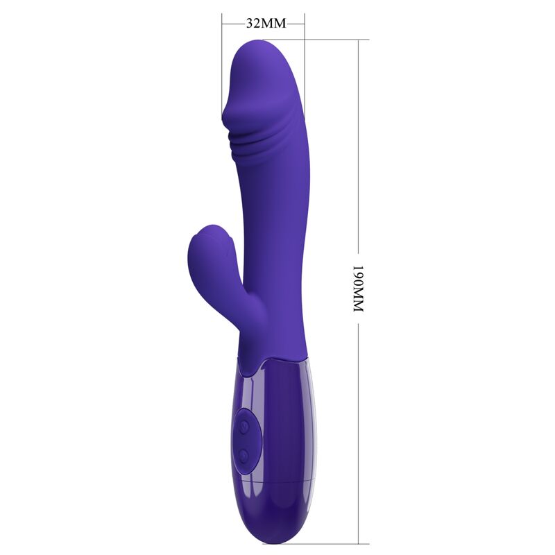 Vibratore Snappy Youth e stimolatore del punto g Violetto di Pretty Love, immagine 4