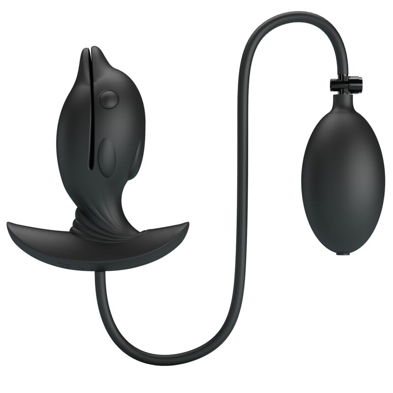 Plug anale Delfin gonfiabile e ricaricabile di Pretty Love