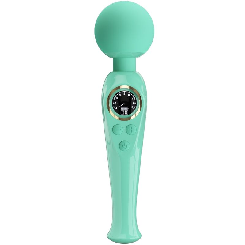 Vibratore a bacchetta verde Skyler di Pretty Love