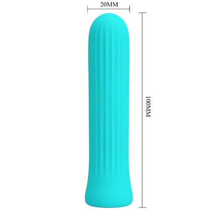 Vibratore Blanche stimolatore blu di Pretty Love, immagine 4