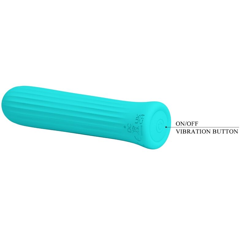 Vibratore Blanche stimolatore blu di Pretty Love, immagine 5