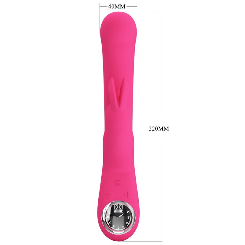 Vibratore Lamar rabbit e punto g rosa di Pretty Love, immagine 6
