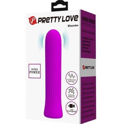 Vibratore Blanche stimolatore rosa di Pretty Love, immagine 7