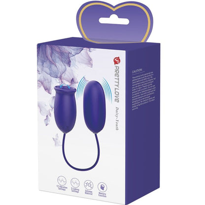Vibratore stimolatore ricaricabile Daisy Youth Violetto di Pretty Love, immagine 6