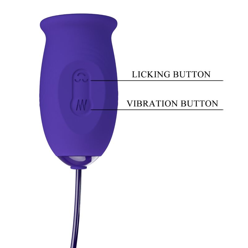 Vibratore stimolatore ricaricabile Daisy Youth Violetto di Pretty Love, immagine 5