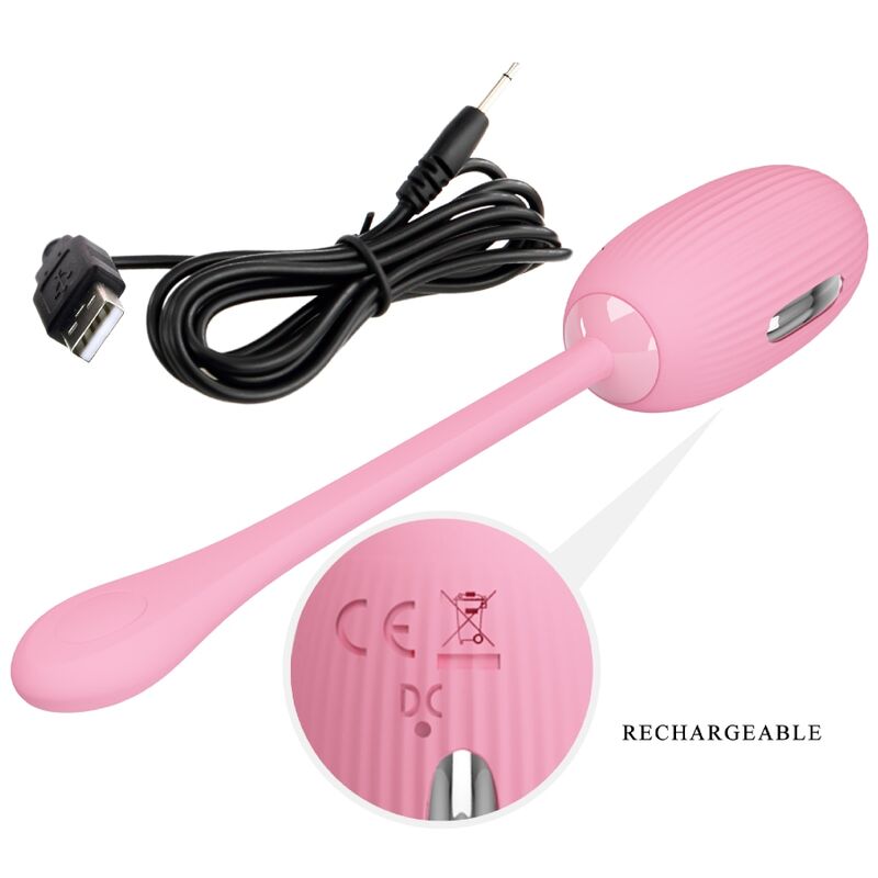 Uovo vibrante ricaricabile Doreen pink di Pretty Love, immagine 5