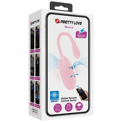 Uovo vibrante ricaricabile Doreen pink di Pretty Love, immagine 12