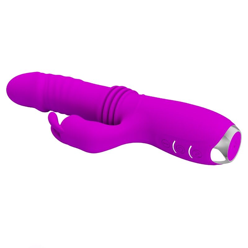 Vibratore coniglio ricaricabile Dorothy viola di Pretty Love, immagine 3