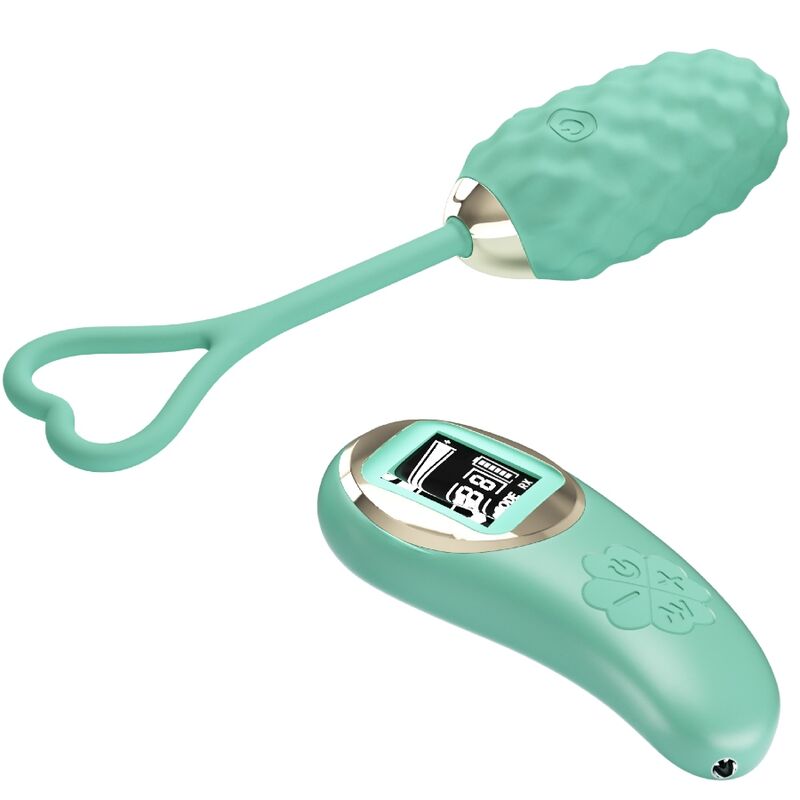 Uovo vibrante con telecomando verde Vivian di Pretty Love, immagine 2