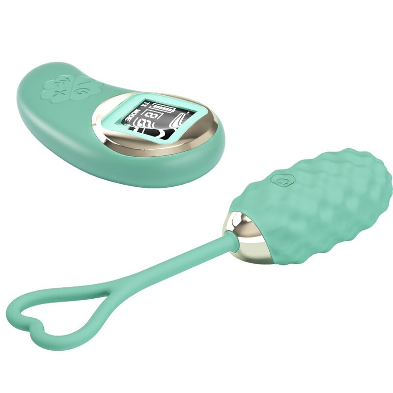 Uovo vibrante con telecomando verde Vivian di Pretty Love, immagine 4