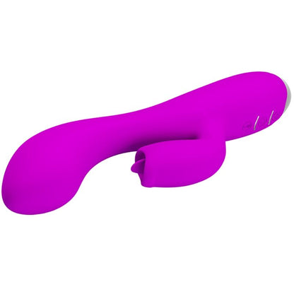 Vibratore ricaricabile Gloria Rabbit-viola impermeabile di Pretty Love, immagine 3
